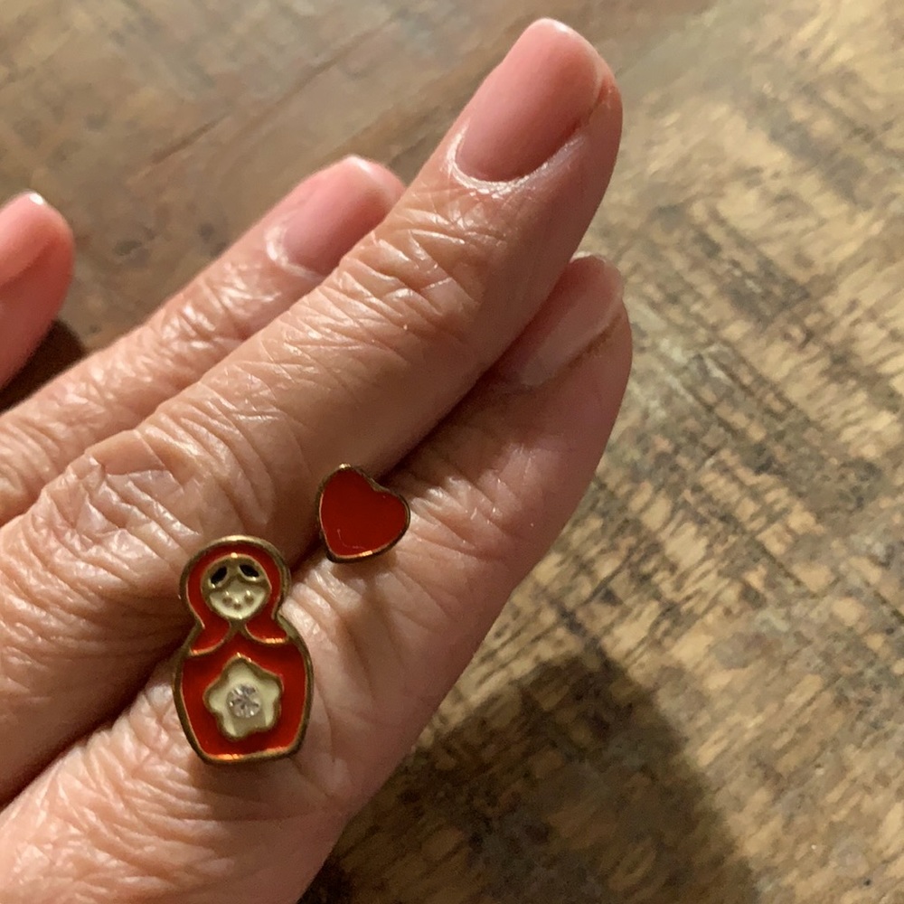 Russian doll earrings